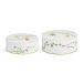 Kähler Hammershøi Christmas Boîte de rangement Set de 2 Blanc