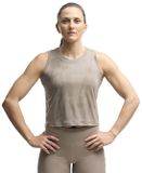 Puma X Hyrox Cloudspun Thermoadapt Cropped Mouwloos T-shirt Grijs S Vrouw