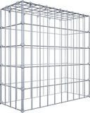 Gabiona Deutschland Anbaugabione Typ 3 50 cm x 50 cm x 20 cm (L x H x T), Maschenweite 5 cm x 10 cm, C-Ring