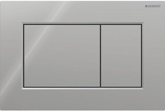 Geberit Sigma01 Bedieningsplaat - 2-toets spoeling - Vierkant - Glans Chroom