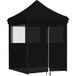 vidaXL Partytent 200 x 200 x 306 cm Zwart Oxford Stof