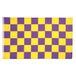 AZ FLAG Paars en geel geblokt 150x90 cm Polyester 100D 2 Ringen