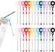 Trankielo® - 26 Parelhangers pour Gobelets - 13 Couleurs - Housse de Paille en Silicone et Porte-Poignée