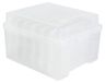 Boîte de rangement transparente 6 boîtes intérieures 21 x 18,5 x 14 cm