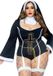 Leg Avenue - Non Kostuum - Hitsig Heilig Boontje Plus Size - Vrouw - zwart - XL / XXL