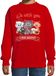 Bellatio Decorations Kersttrui / sweater - voor jongens/meisjes - we wish you - rood - Kerst poesjes - katten - dieren 170/176