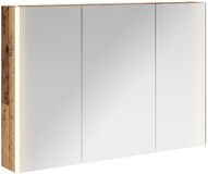 vidaXL Badkamerspiegelkast Oudhout 103,5 x 15,5 x 70 cm Bewerkt hout