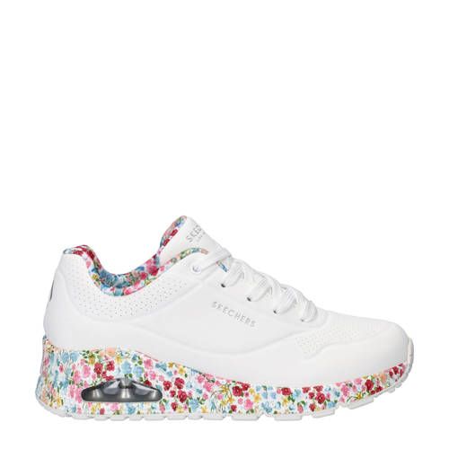 Skechers Uno Majestic Garden sneakers wit