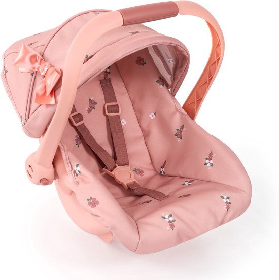 Bayer Design - Autostoeltje Deluxe Car Seat voor poppen donkerroze
