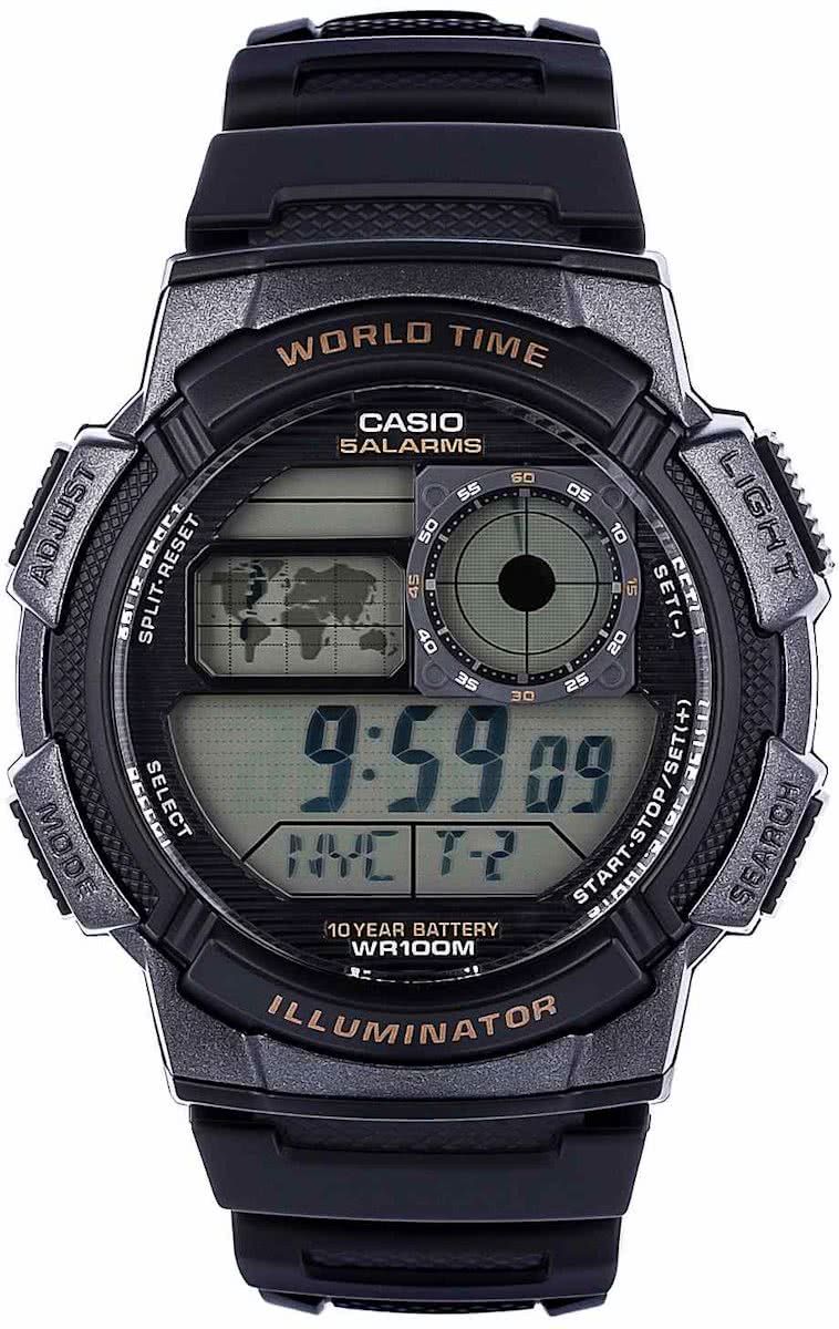 Casio AE-1000W-1AVEF - Horloge - Kunststof - Zwart - Ø 43.7 mm