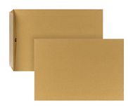 POSTHORN Verzendenveloppen C5 (500 stuks), zelfklevende verzendtassen zonder venster, bruine enveloppen voor dagelijkse correspondentie, zakelijke post enz. 229 x 162 x 1 mm, 90 g/m²