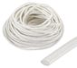 Protection de câble, 4 mm, 30 mètres, fibre de verre, haute température, blanc