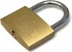 Qlinq Messing Hangslot - 30 mm