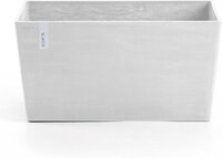 Ecopots Paris 100 - Pure White - 99,7 x 46,4 x H51 cm - Rechthoekige bloempot / plantenbak
