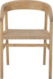 Bloomingville Vitus Eetkamerstoel Beige Eiken