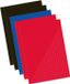 Kangaro Schrift - A4 - ruit - 10x10mm - 80 pagina's - 60 grams - assorti - 5 stuks
