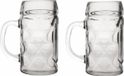 Merkloos / Sans marque Oktoberfest Grote Bierpullen/Bierglazen van 1 liter - 2x