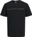 JACK & JONES JCOFUSION FULL BRANDING TEE SS CREW NOOS T-shirt Homme Noir XS