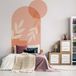 Ambiance Sticker Vliesbehang voorgelijmd reuzenmuurschilderingen - bogen natuur abstract - decoratieve lijm - 180 x 120 cm