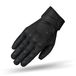 SHIMA Shadow TFL Motorhandschoenen voor heren, TFL-technologie, klassiek, vintage, versterkte, zomer, leren handschoenen met enkel- en vingerbeschermers, versterkte handpalm (zwart, L)