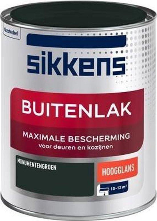 Sikkens buitenlak hoogglans Monumentengroen 750 ML