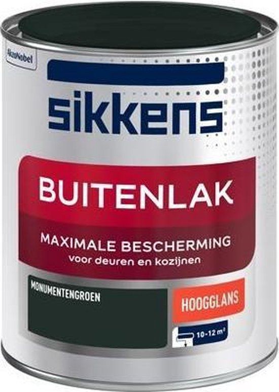 Sikkens Buitenlak Hoogglans - Monumentengroen - 750 ML