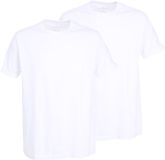 Tom Tailor - Ohio - T-shirt pour homme à col rond - Lot de 2 - Blanc