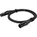 DAP FLN08 DMX & AES/EBU Câble XLR/M 5P vers XLR/F 5P Neutrik NC5-BAG 1,5m