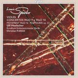 Cpo Spohr: Violin Concertos WoO 9 & 10 etc / Hoelscher, Frohlich et al