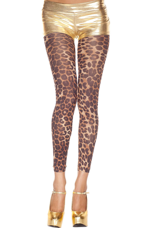 Musiclegs Legging Met Jachtluipaardprint - Bruin