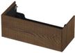 INK - Onderkast 1 Lade Push 2 Open Verticaal Gefreesd Bestaande Uit - 1000x450x376 Mm - Massief Eiken Chocolate