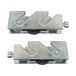 MICEL - 92223 - Verstelbare kogellagers voor schuiframen Aluprom 21, met metalen behuizing en wiel, set van 2, Zamak, verzinkt, 70 x 16 x 26 mm