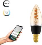 EGLO connect.z Smart LED Lamp - E14 - Ø 3,5 cm - Amber - Instelbaar wit licht - Dimbaar - Zigbee
