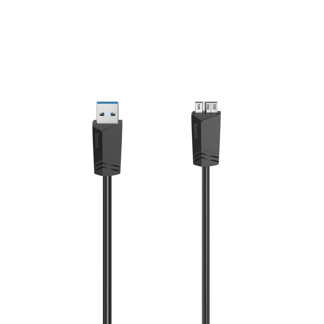 Hama USB-kabel - Micro-USB A naar USB A - 0.75 m - Zwart