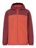 VAUDE Turaco Jacket III, Hardshell Jas, Unisex Kinderen, Maat 104, Hot Chili, Gerecycled Polyester, Waterdicht, Winddicht