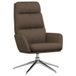 vidaXL Relaxfauteuil stof taupe