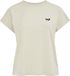 WE Fashion Dames T-shirt met print en embroidery - Curve