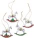 Boltze Home schommelpaard hanger van hars 7x7cm decoratie speelgoed.