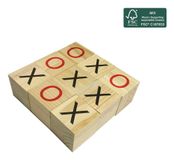 Outdoor Play Boter-Kaas-Eieren FSC Houten Bordspel