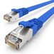 1aTTack.de 1m - blauw - CAT.7 Gigabit Ethernet LAN platte lintkabel