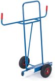 Fetra Chariot à plateaux - PL 1 Caoutchouc plein 250 x 60 mm