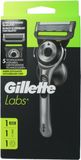GilletteLabs Met Exfoliërende Strip Scheermes, Scheermes voor Mannen, 1 Handvat, 1 mesje, inclusief magnetische muurhanger voor eenvoudig opbergen