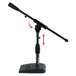 Gator Frameworks GFW-MIC-0821 Microfoonstatief met korte verzwaarde basis met Soft Grip Twist Clutch, Boom arm en zowel 3/8" als 5/8" Mounts; Afmetingen basis - 4.5" X 8"
