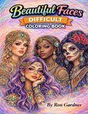 Beautiful Faces - Difficult Coloring Book