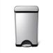 Simplehuman Rectangular Pedaalemmer Prullenbak - 38 l - Mat RVS