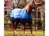 Posten Sherbrooke paardendeken babyblauw/donkerblauw 165