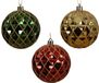 Decoris Kerstballen kunststof d8 cm a3 II