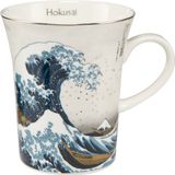 Goebel Katsushika Hokusai Mok De golf - zilver Beker - porselein - 400ml