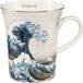 Goebel Katsushika Hokusai Mok De golf - zilver Beker - porselein - 400ml