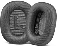 Omgoods - Coussinets de remplacement pour casque - Tissu mesh durable - Gris sidéral